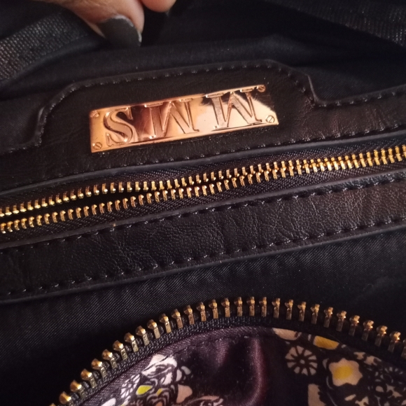 MMS Polyster Abstract Print Backpack - Picture 4 of 5